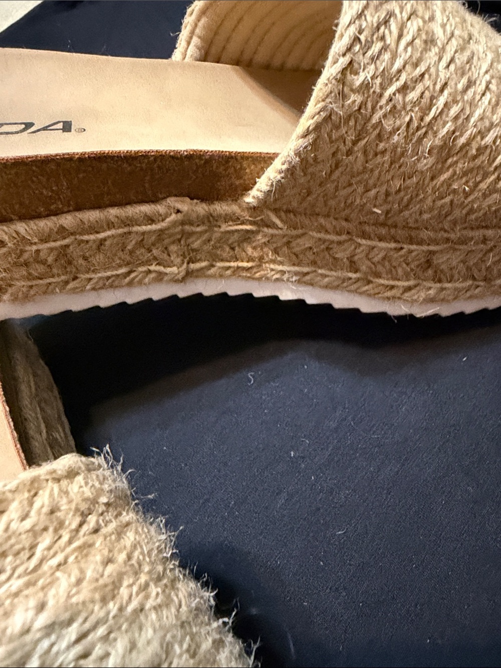 Soda Beige Woven Espadrille Slide Sandals - Picture 6 of 6